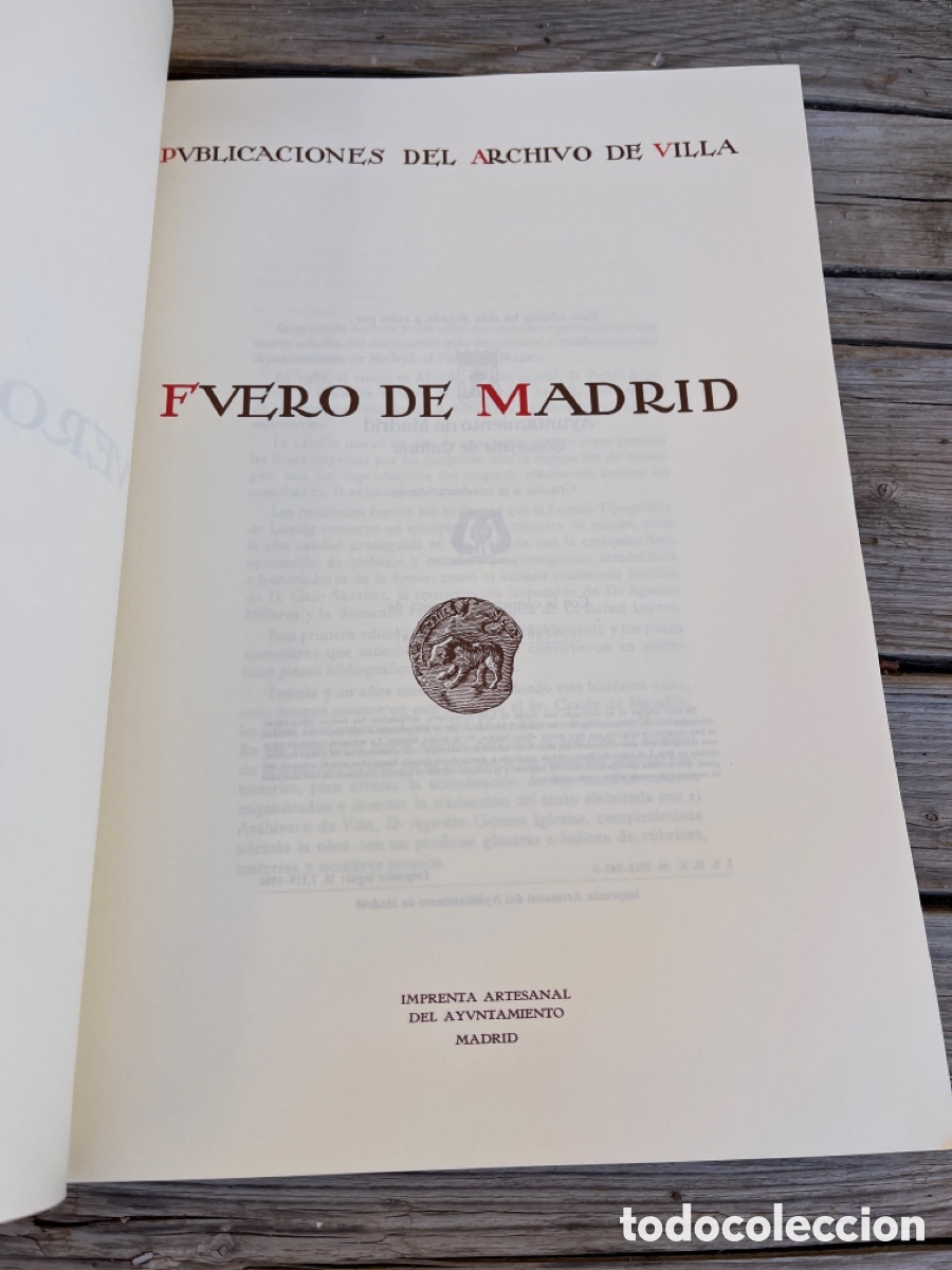Libros de segunda mano: FUERO DE MADRID. 1932. - Foto 2