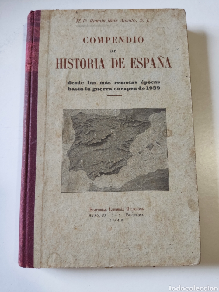 Libros de segunda mano: Libro compendio de historia de Espa&ntilde;a 1940 - Foto 1