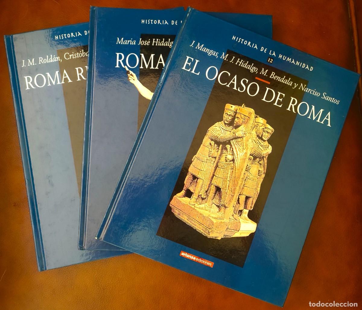 Second hand books: Historia de la humanidad Lote de los tres libros dedicados a Roma Tomos 10, 11 y 12 Nuevos