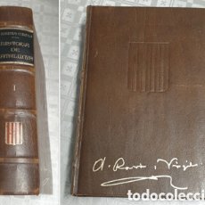 Libros de segunda mano: HISTORIA DE CATALUNYA A. ROVIRA VIRGILI VOL 1 FACSIMIL 1972 ILUSTRADO EN CATALÁN