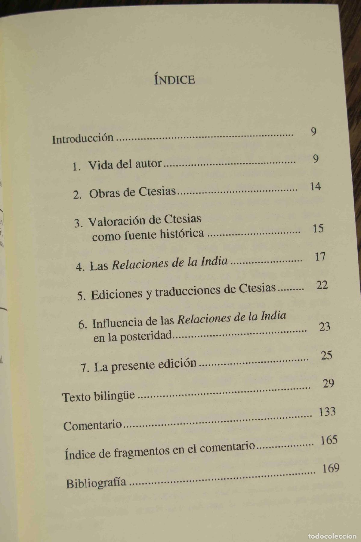 Libros de segunda mano: Relaciones de la India. De Cnido - Foto 2