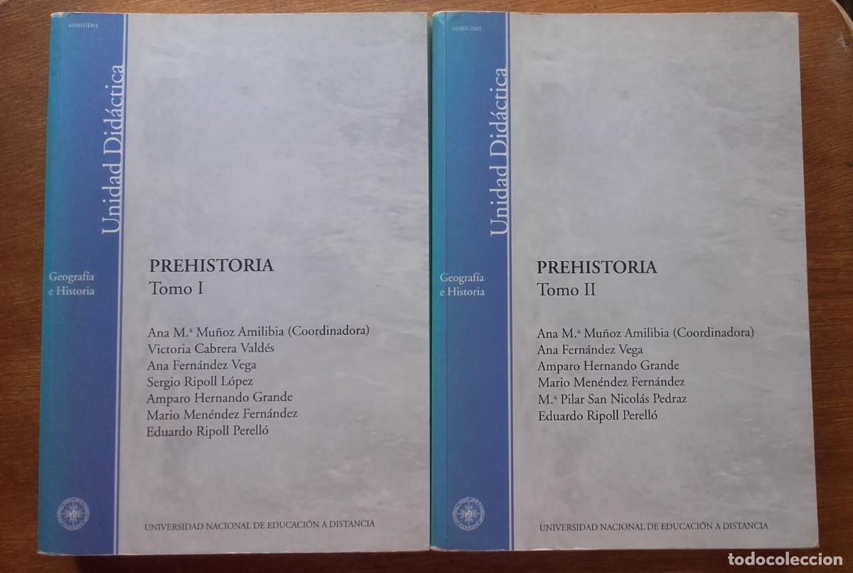 Gebrauchte B&uuml;cher: PREHISTORIA, DOS TOMOS, UNED, UNIVERSIDAD NACIONAL DE EDUCACION A DISTANCIA, 2001