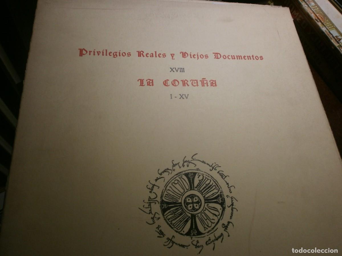 Second hand books: Privilegios Reales y viejos documentos La Coru&ntilde;a - Carpeta sin encuadernar Joyas bobliogr&aacute;ficas 1953