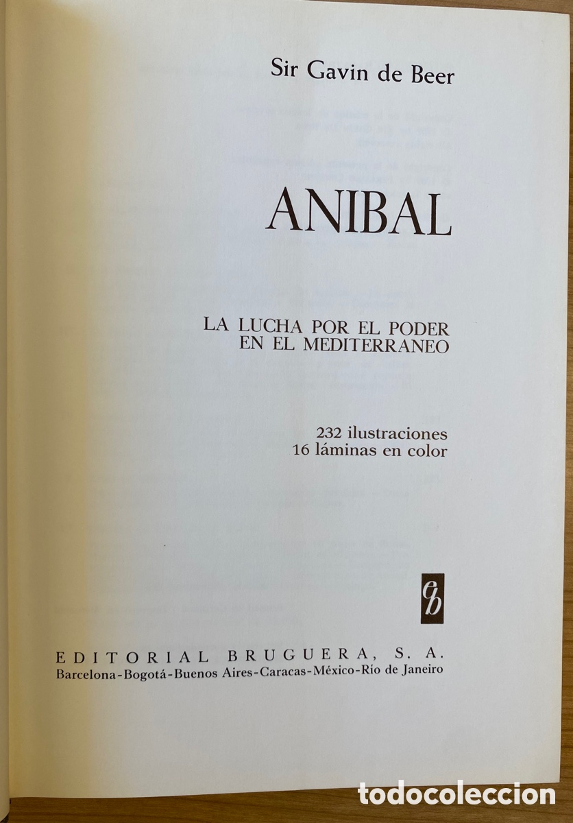 Libros de segunda mano: ANIBAL - Sir Gavin de Beer - Foto 4
