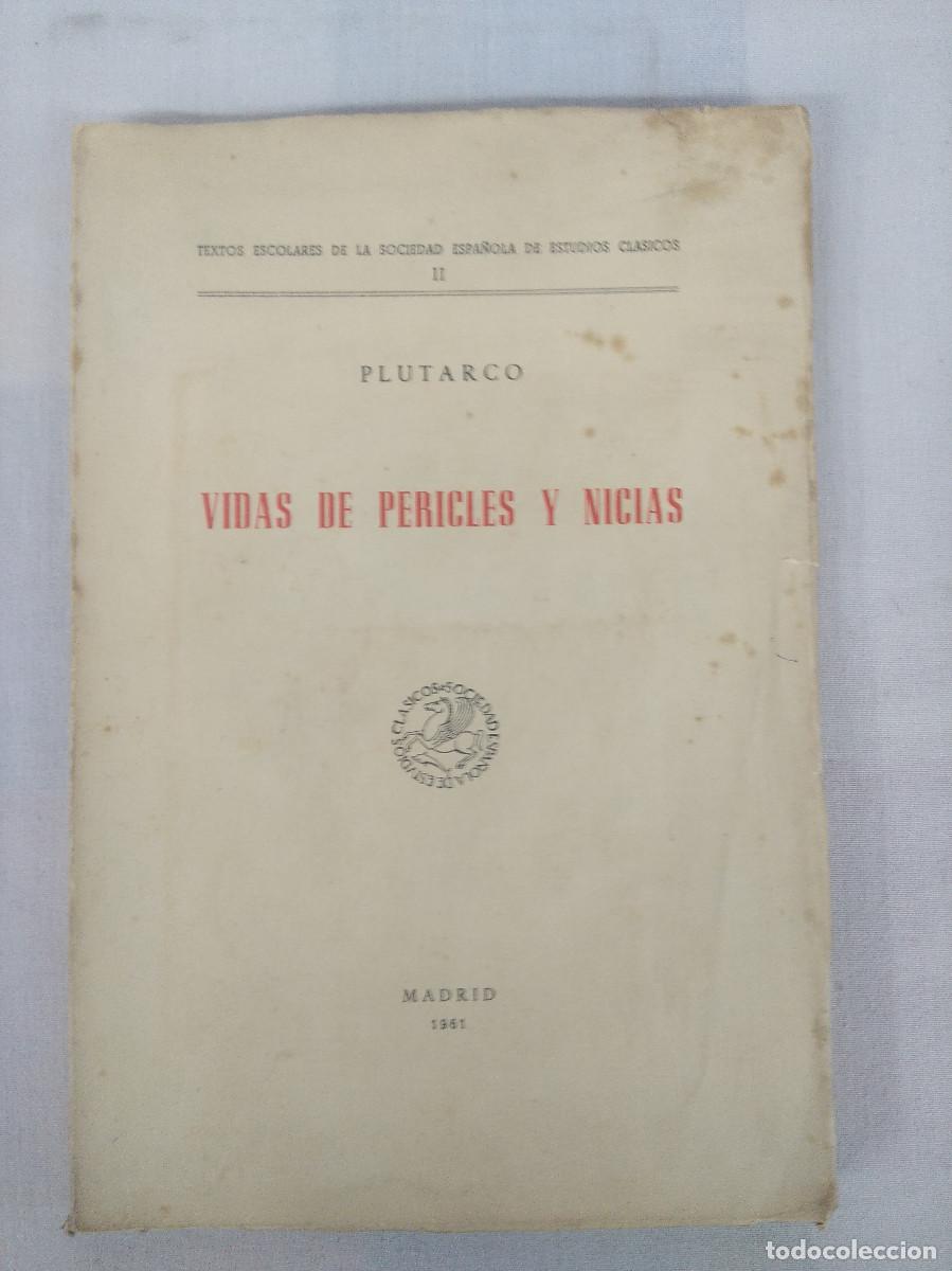 Libros de segunda mano: VIDAS DE PERICLES Y NICIAS/PLUTARCO. - Foto 1