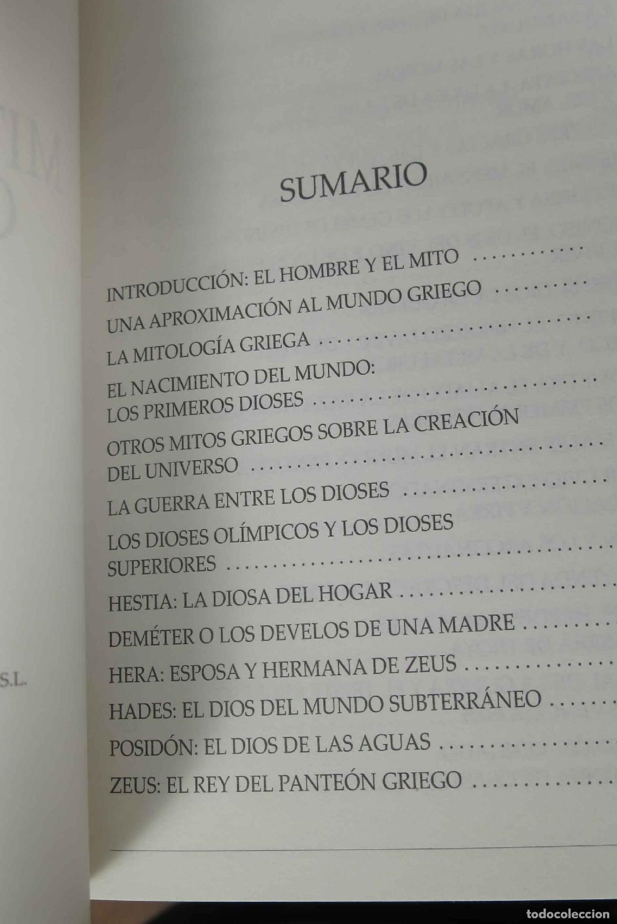 Libros de segunda mano: MITOLOGIA GRIEGA - Foto 2