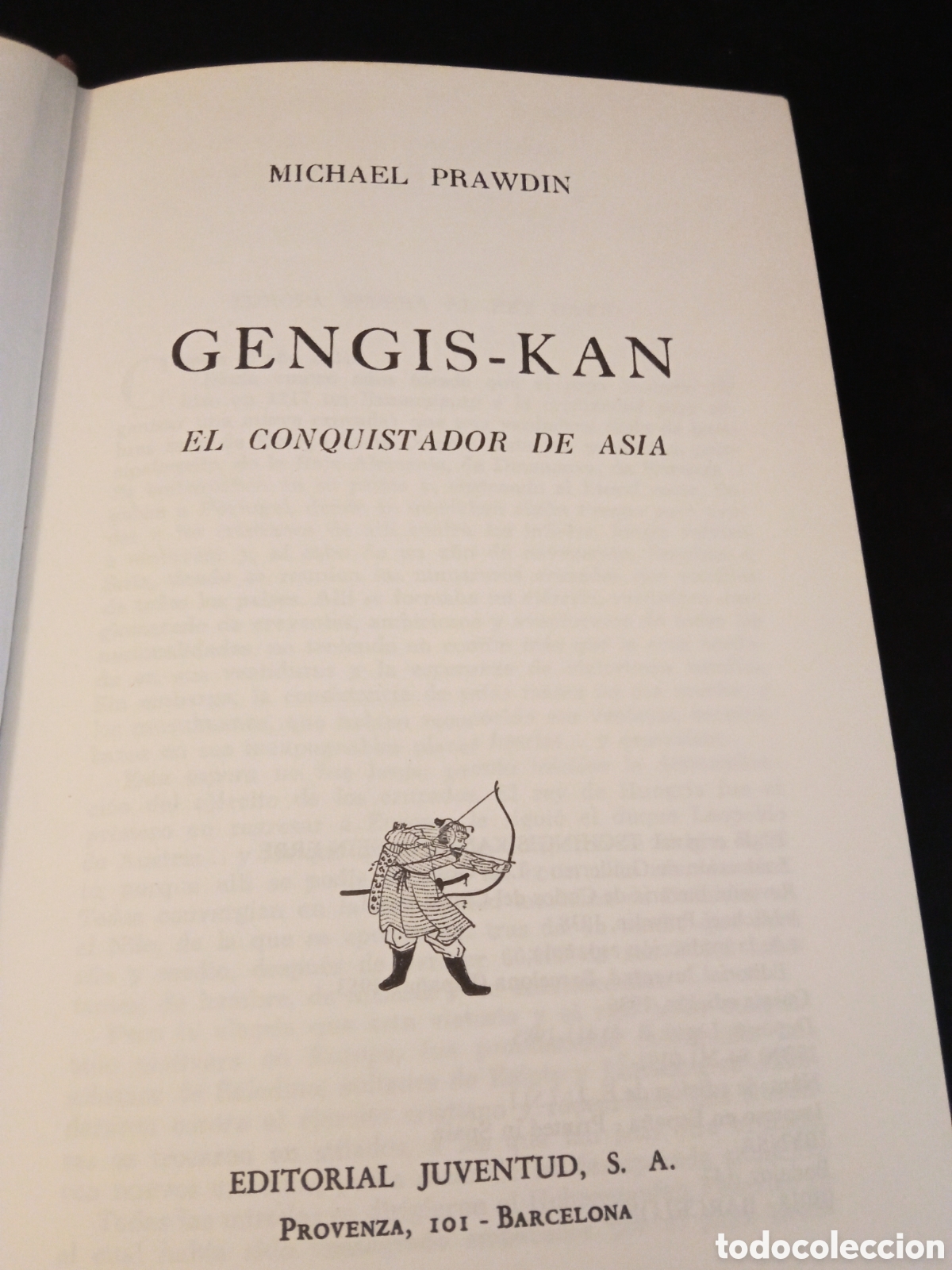 Libros de segunda mano: Gengis Kan de Michel Prawdin - Foto 5