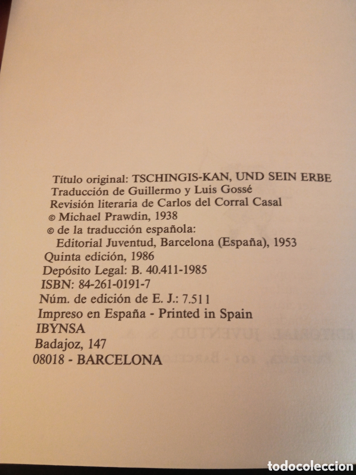Libros de segunda mano: Gengis Kan de Michel Prawdin - Foto 6