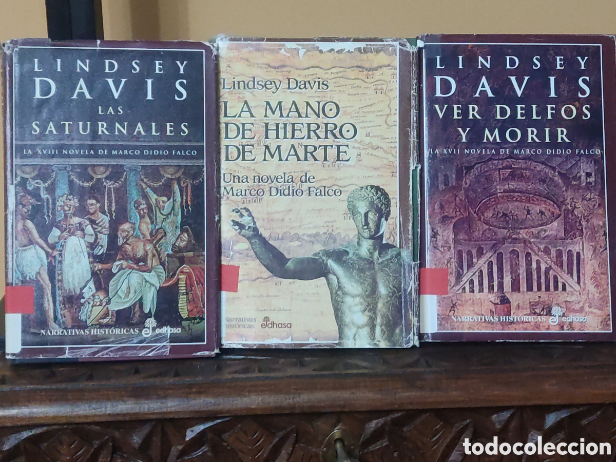 Libros de segunda mano: Lote 3 libros de Lindsey Davis - Foto 1