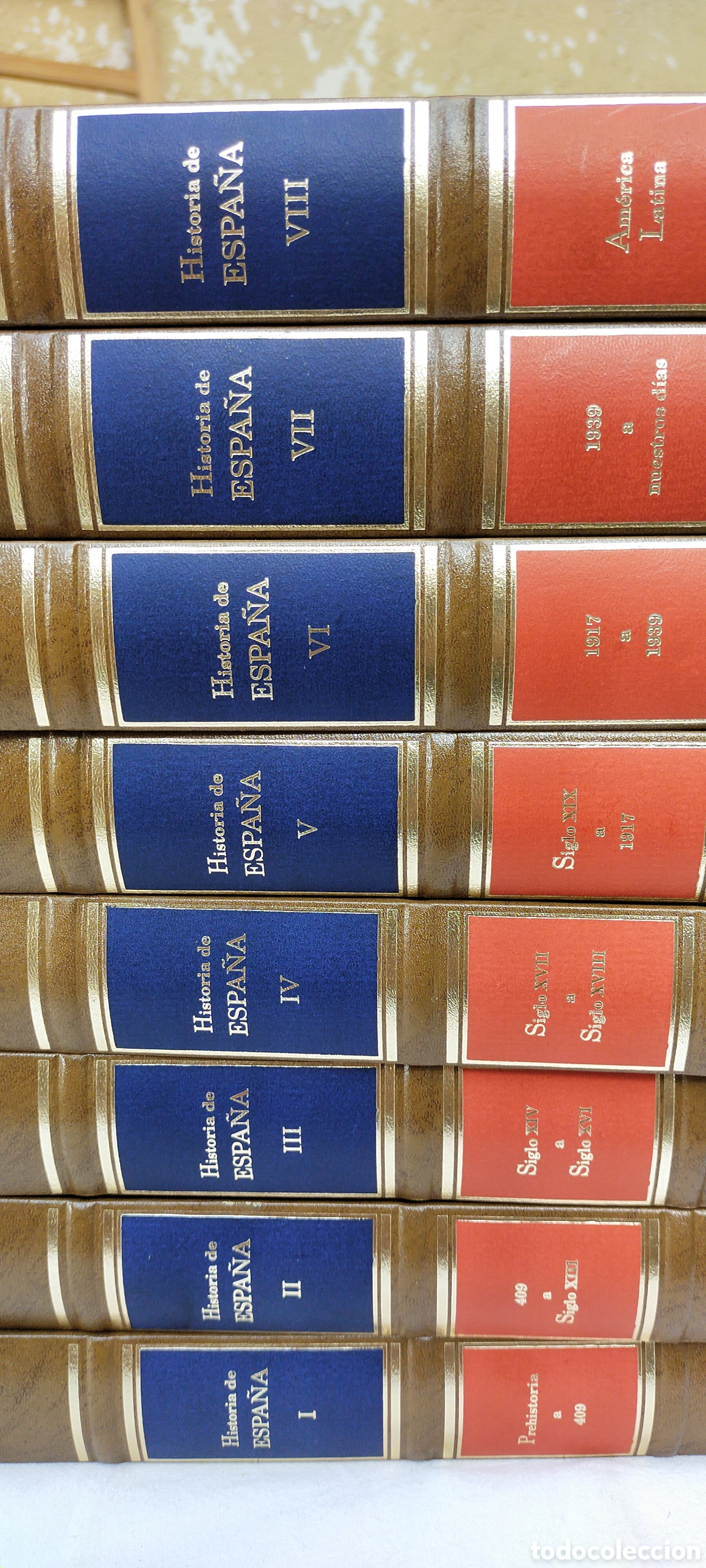 Second hand books: Historia de Espa&ntilde;a plaza y Janes. Completo ocho vol&uacute;menes.