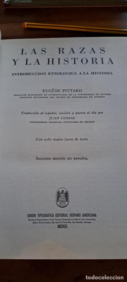 Libros de segunda mano: Las razas y la Historia - Foto 2