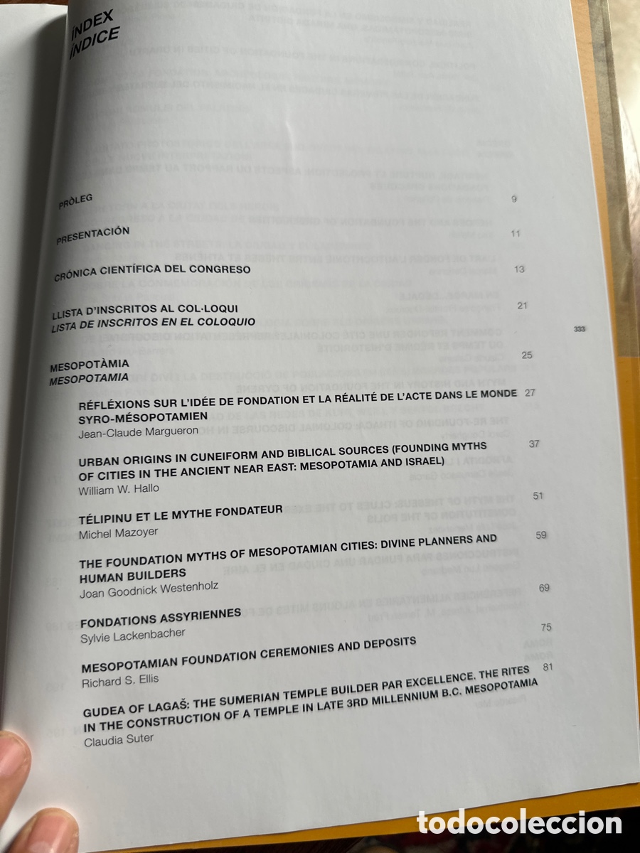 Libros de segunda mano: Mites de fundaci&oacute; de ciutats al m&oacute;n antic - Foto 2