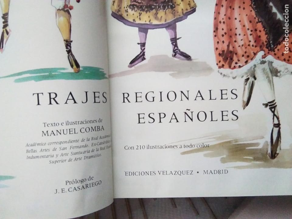 Libros de segunda mano: TRAJES REGIONALES MANUEL COMBA - Foto 3