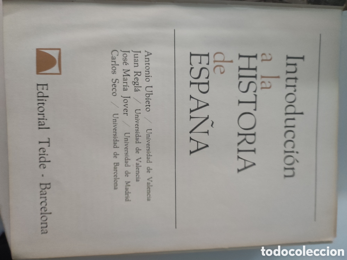 Libros de segunda mano: INTRODUCCION A LA HISTORIA DE ESPA&Ntilde;A .- VVAA. - Foto 3