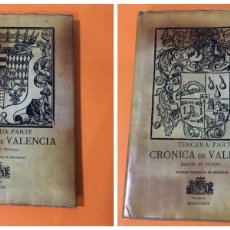 Libros de segunda mano: CRONICA DE VALENCIA - SEGUNDA Y TERCERA PARTE - MARTIN DE VICIANA