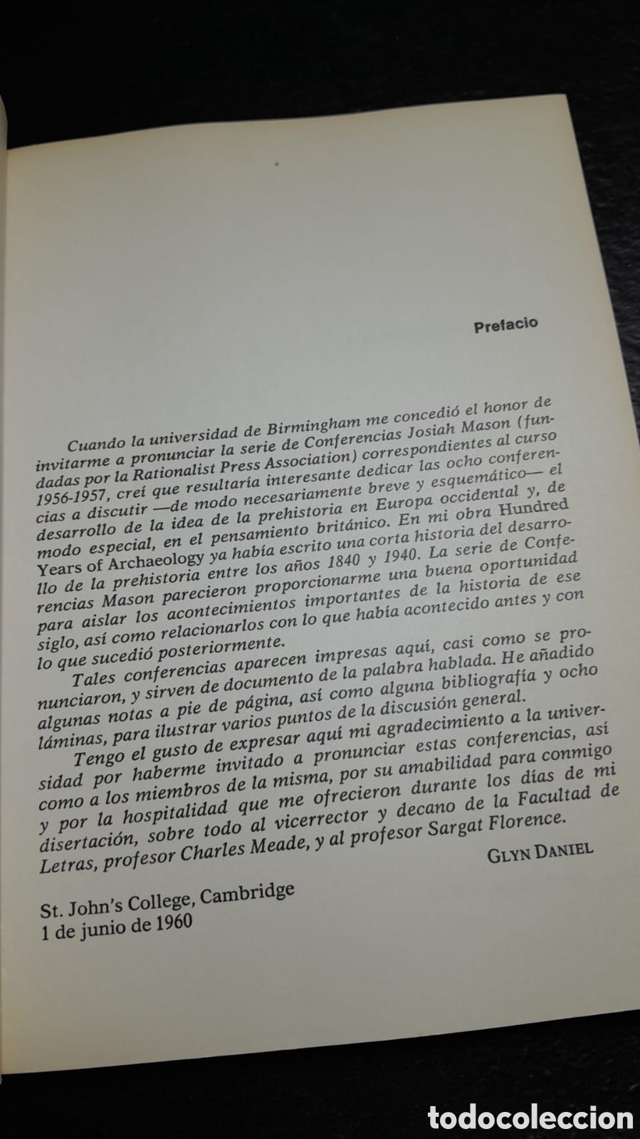 Libros de segunda mano: EL CONCEPTO DE PREHISTORIA - DANIEL, GLYN - Foto 5