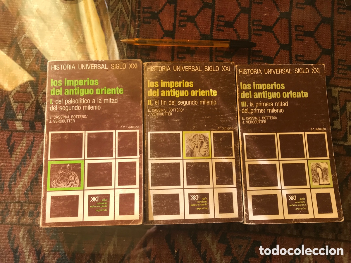 Second hand books: Los imperios del antiguo Oriente I, II, y III. Historia universal siglo XXI