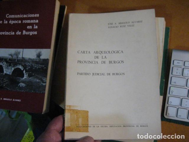 Libros de segunda mano: Carta arqueol&oacute;gica de la provincia de Burgos. Jos&eacute; A. Abasolo / RUIZ VELEZ