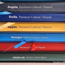 Libros de segunda mano: PATRIMONI CULTURAL I NATURAL SICILIA, ANGOLA, XILE, EGIPTE, COLOMBIA CARIB, NICARAGUA, BRASIL (CATAL