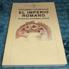 Libros de segunda mano: EL IMPERIO ROMANO. ECONOMÍA, SOCIEDAD Y CULTURA - PETER GARNSEY Y RICHARD SALLER