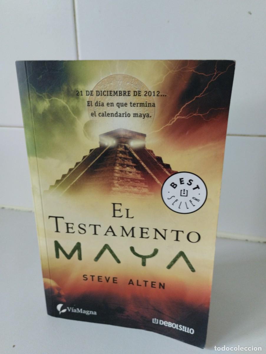 Libros de segunda mano: &rdquo;El Testamento Maya&rdquo;.Steve Alten. - Foto 1