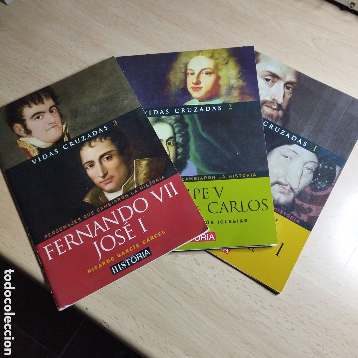 Second hand books: Lote .Vidas cruzadas.Los 3 primeros .Libro + DVD.Historia .