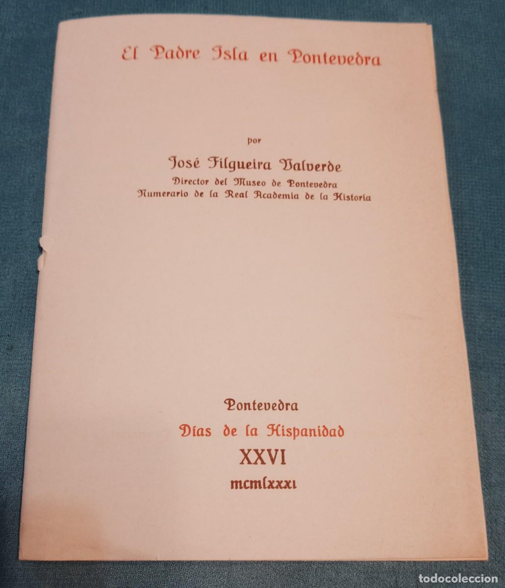 Libros de segunda mano: EN EL CENTENARIO DEL P. ISLA, EL P. ISLA EN PONTEVEDRA - Foto 4