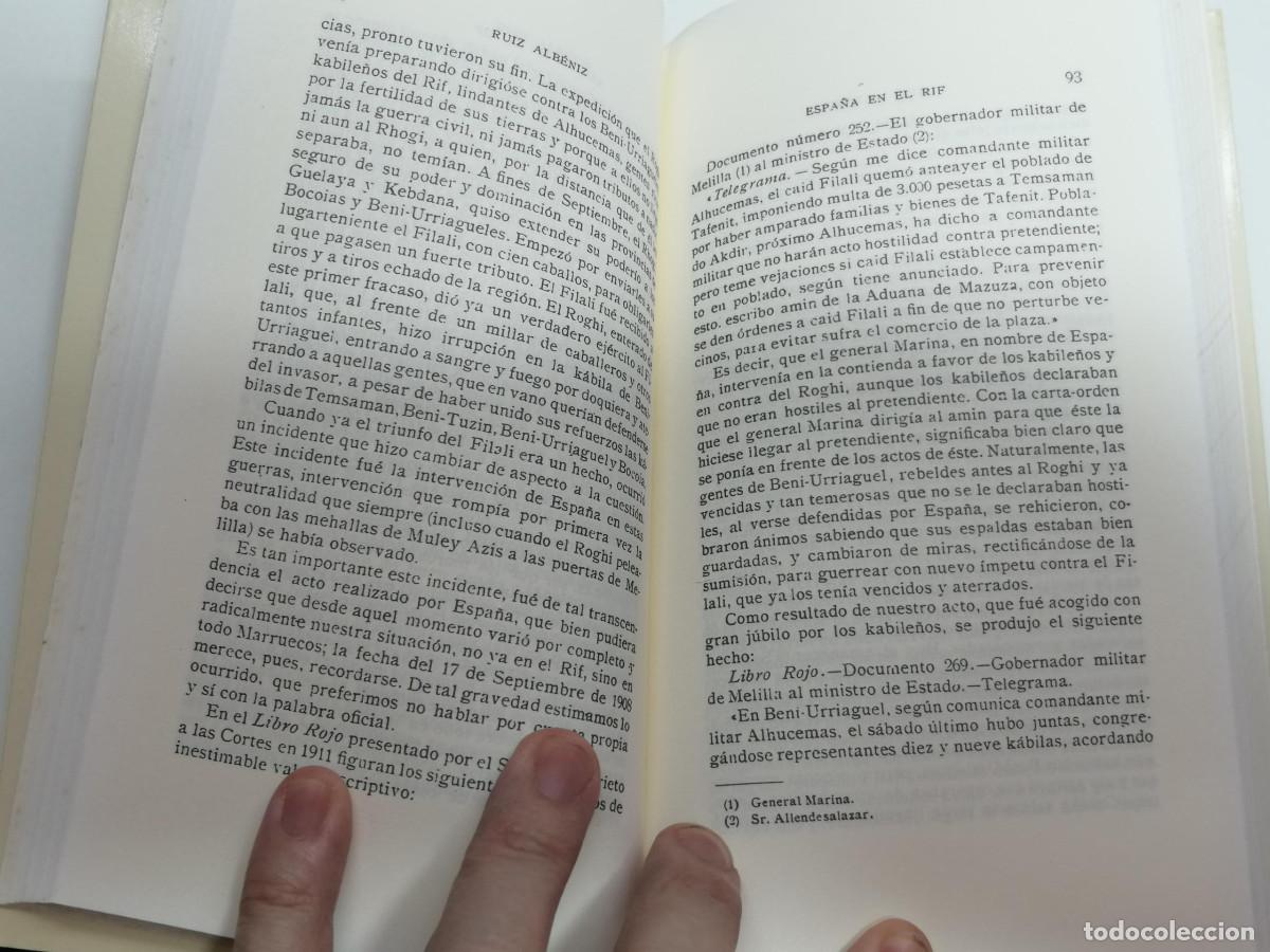 Libros de segunda mano: Libro Espa&ntilde;a en el Rif 1908-1921 - Foto 3