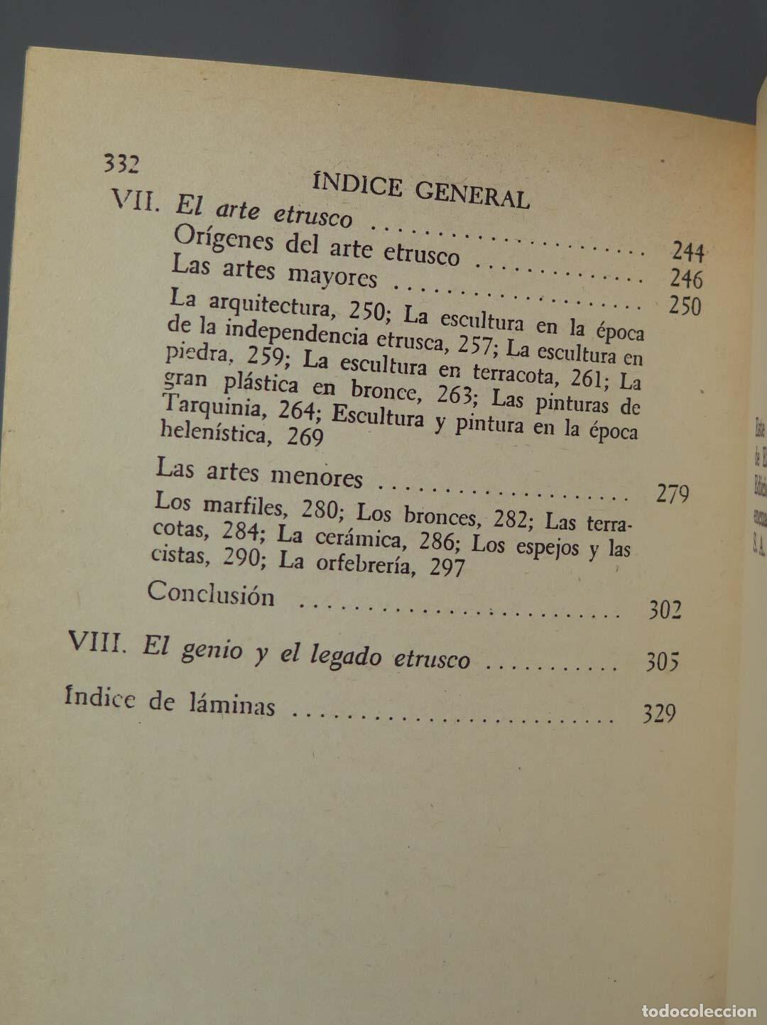 Libros de segunda mano: Los etruscos. Hus - Foto 3