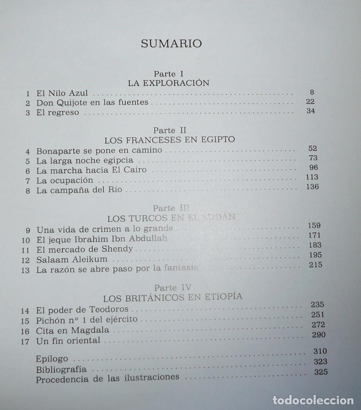 Libros de segunda mano: El Nilo Azul - Alan Moorehead (Ediciones del Serbal, 1996) - Foto 4