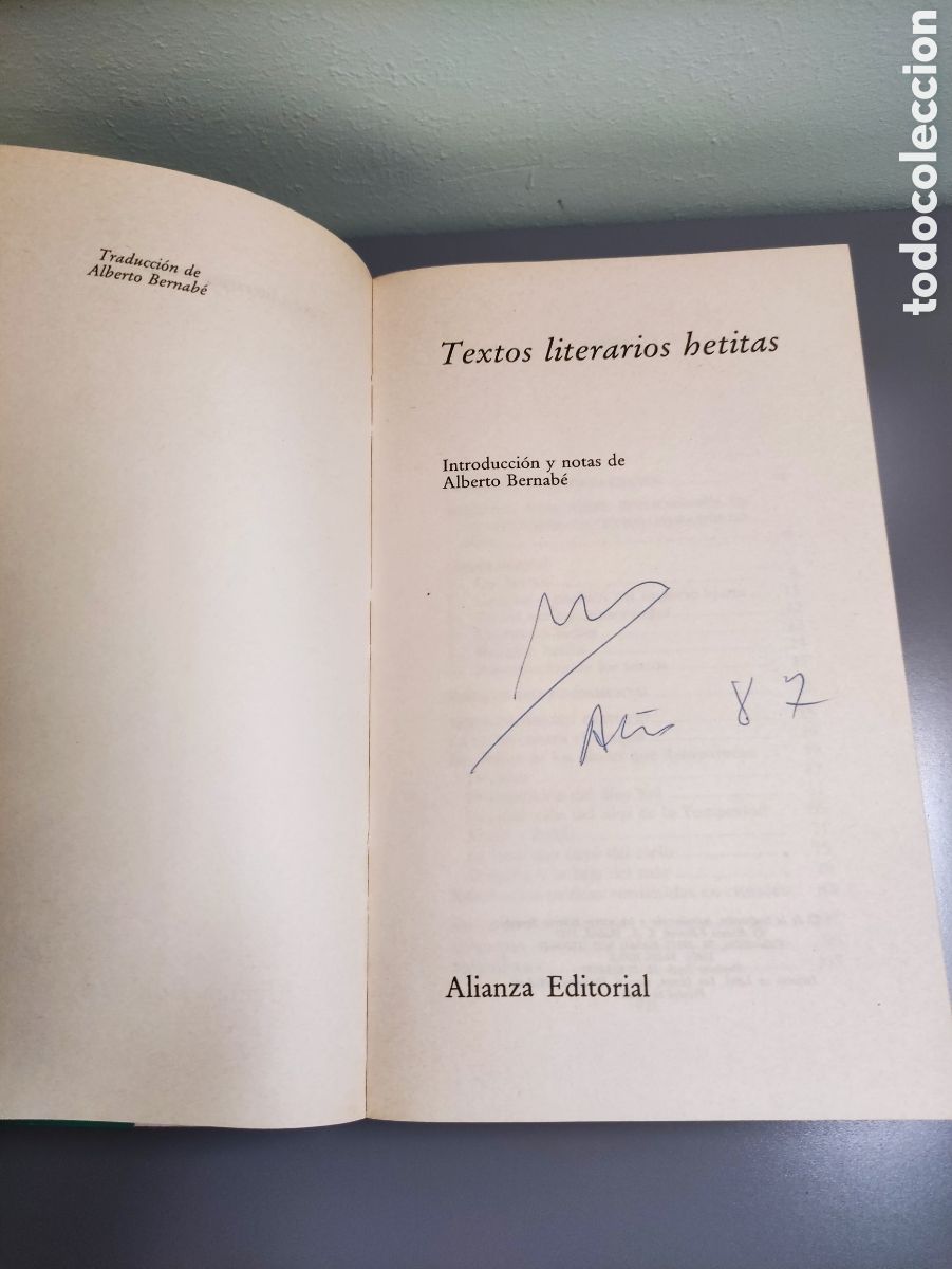 Libros de segunda mano: Textos literarios Hetitas - Foto 9
