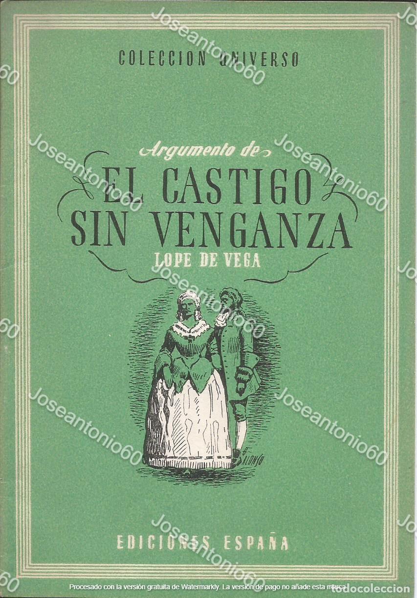 Second hand books: Librillo El castigo sin venganza. Colecci&oacute;n Universo