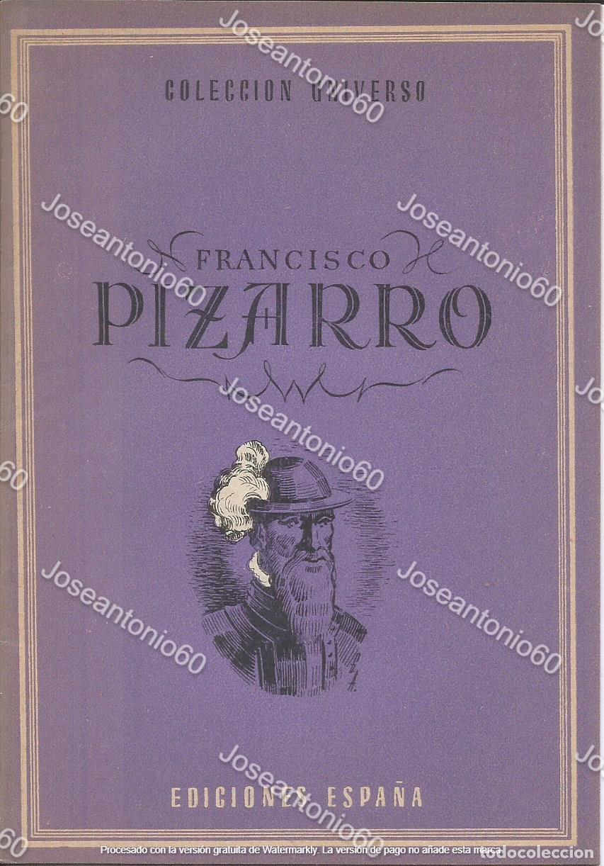 Second hand books: Librillo Francisco Pizarro. Colecci&oacute;n Universo