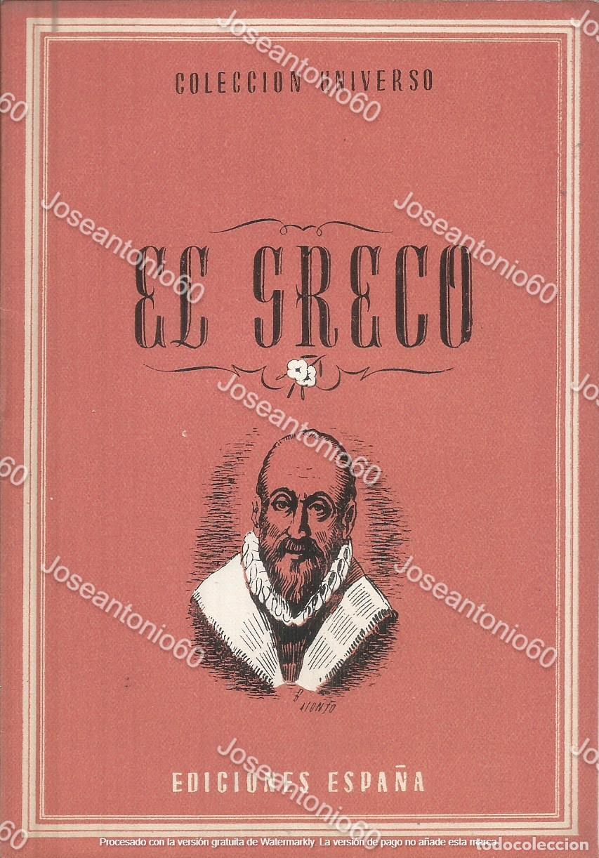 Livres d'occasion: Librillo El Greco. Colecci&oacute;n Universo