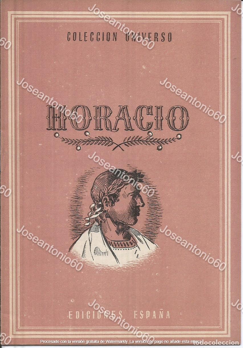 Libri di seconda mano: Librillo Horacio. Colecci&oacute;n Universo