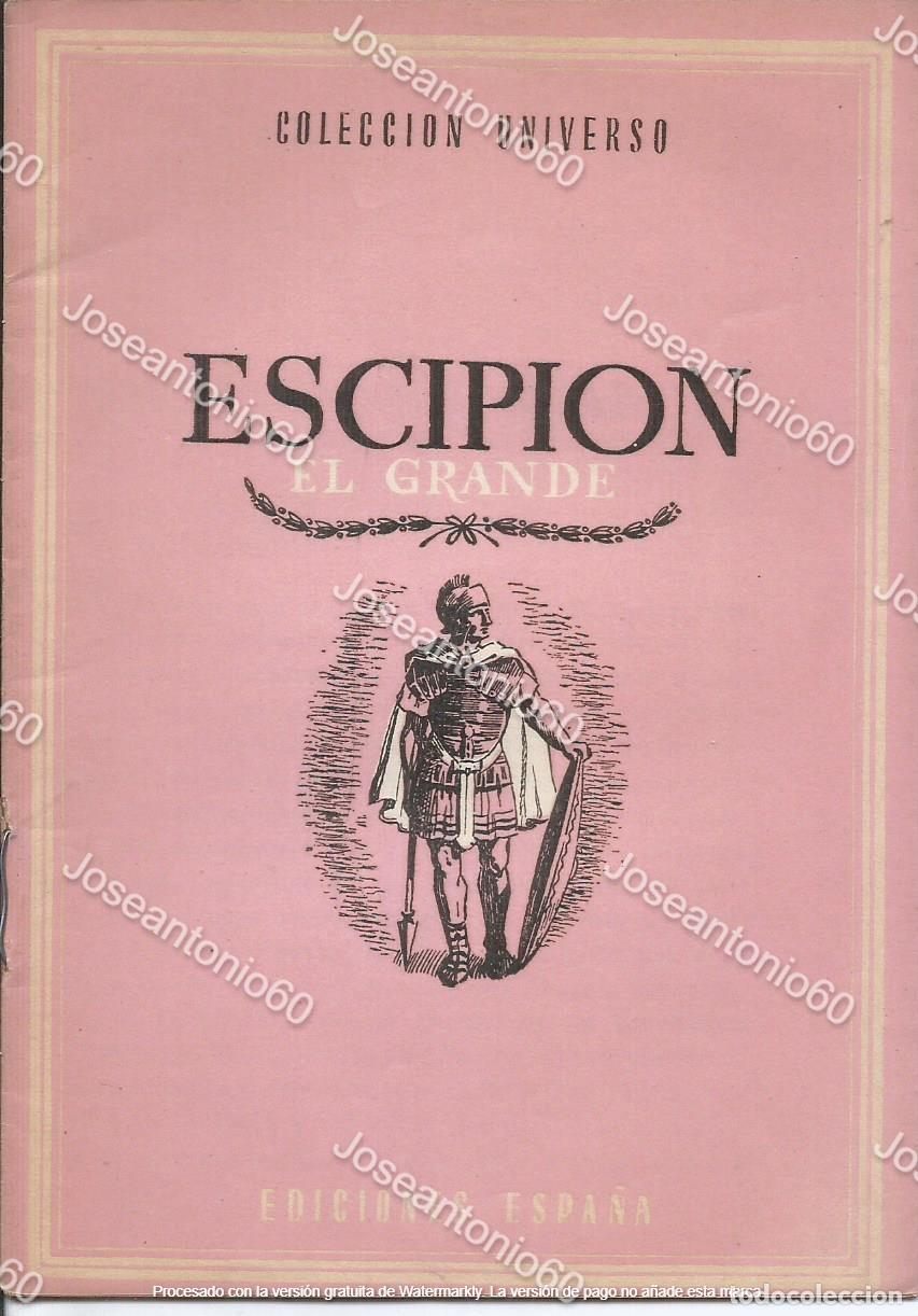 Libri di seconda mano: Librillo Escipion. Colecci&oacute;n Universo