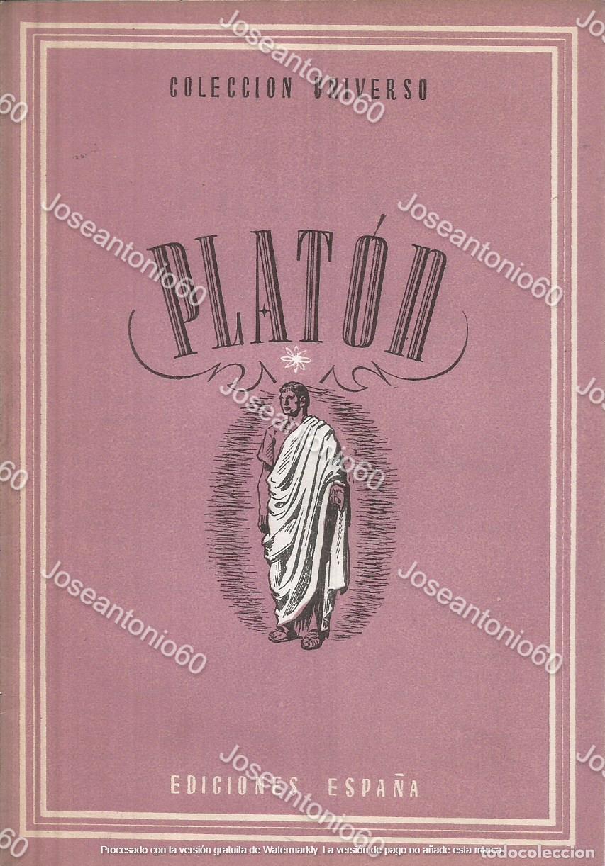 Gebrauchte B&uuml;cher: Librillo Platon. Colecci&oacute;n Universo