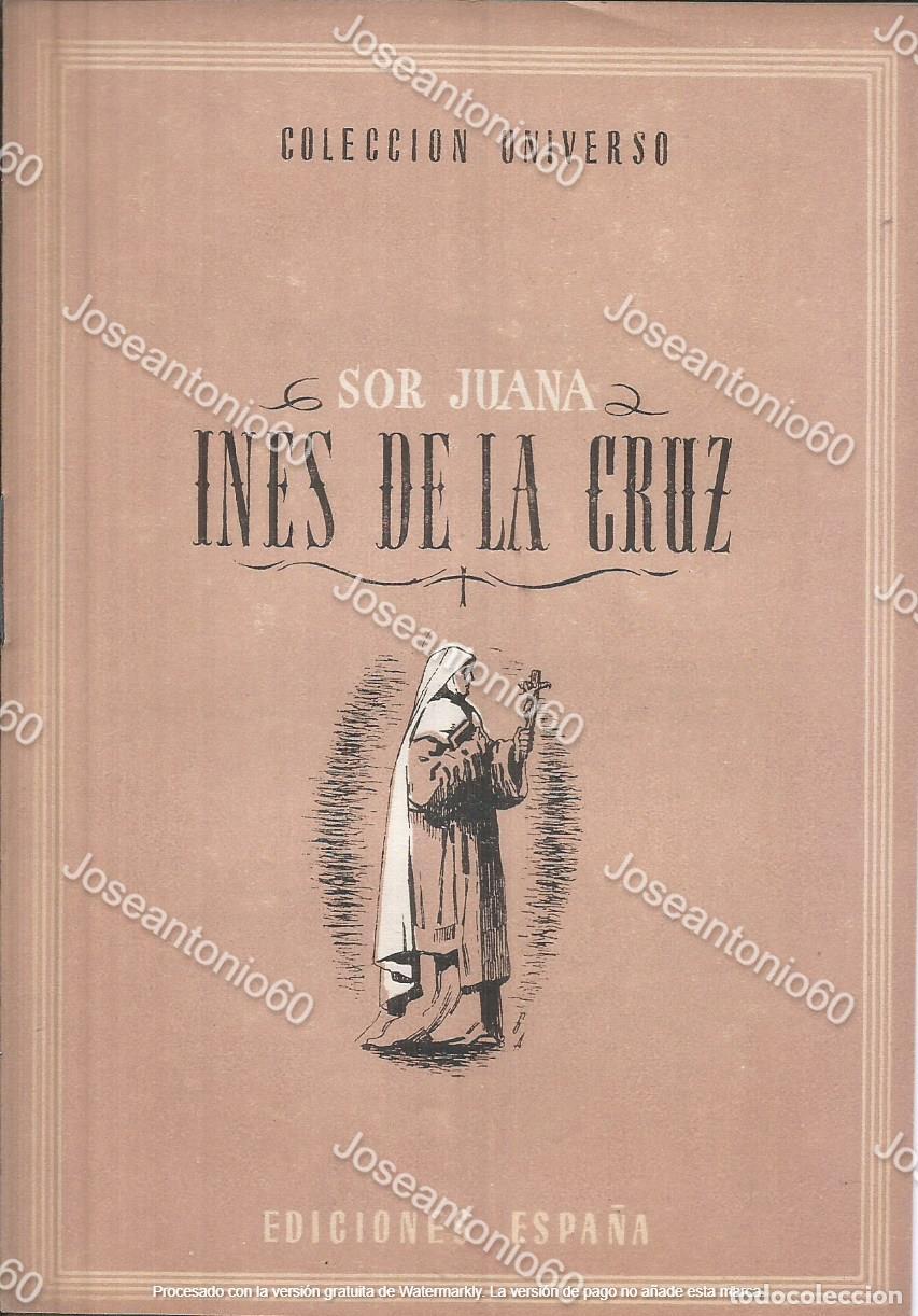 Gebrauchte B&uuml;cher: Librillo Sor Juana Ines de la Cruz. Colecci&oacute;n Universo