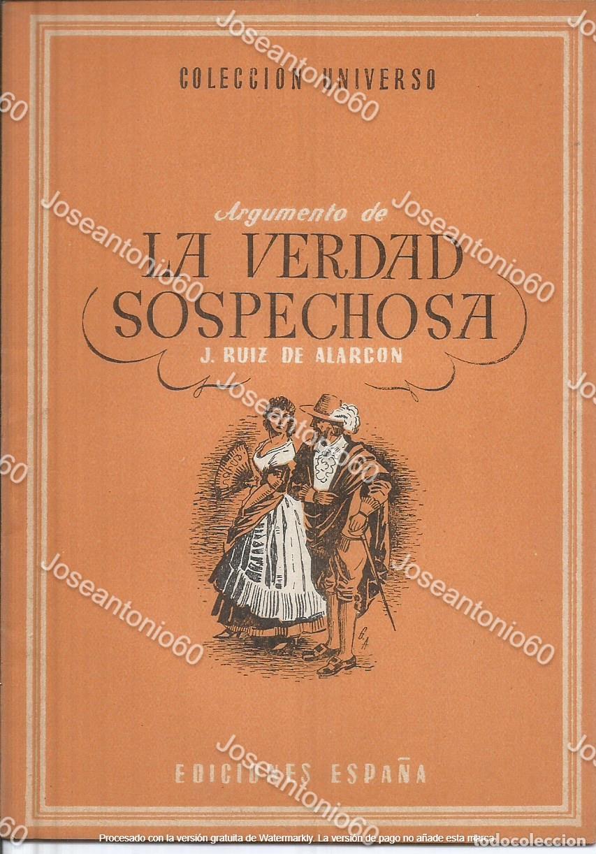 Gebrauchte B&uuml;cher: Librillo La verdad sopechosa. Colecci&oacute;n Universo