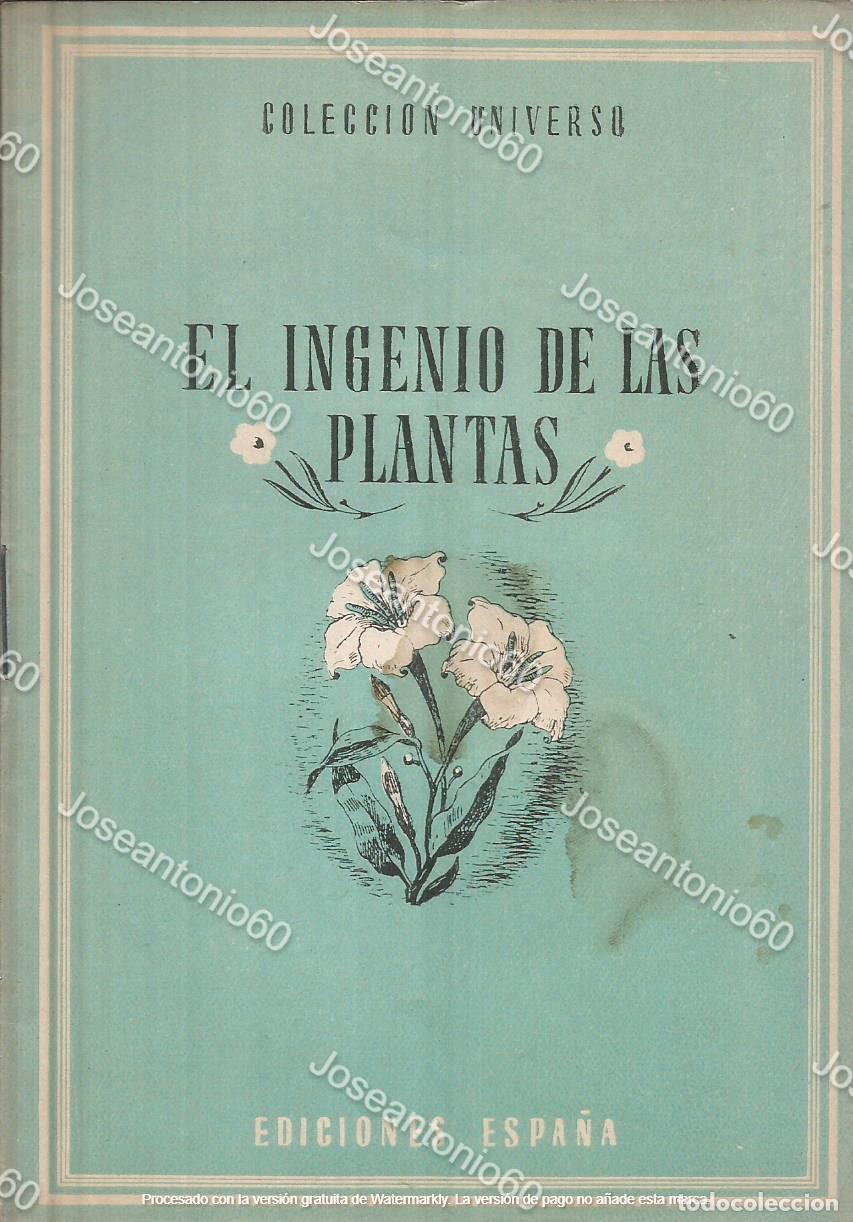 Gebrauchte B&uuml;cher: Librillo El ingenio de las plantas. Colecci&oacute;n Universo