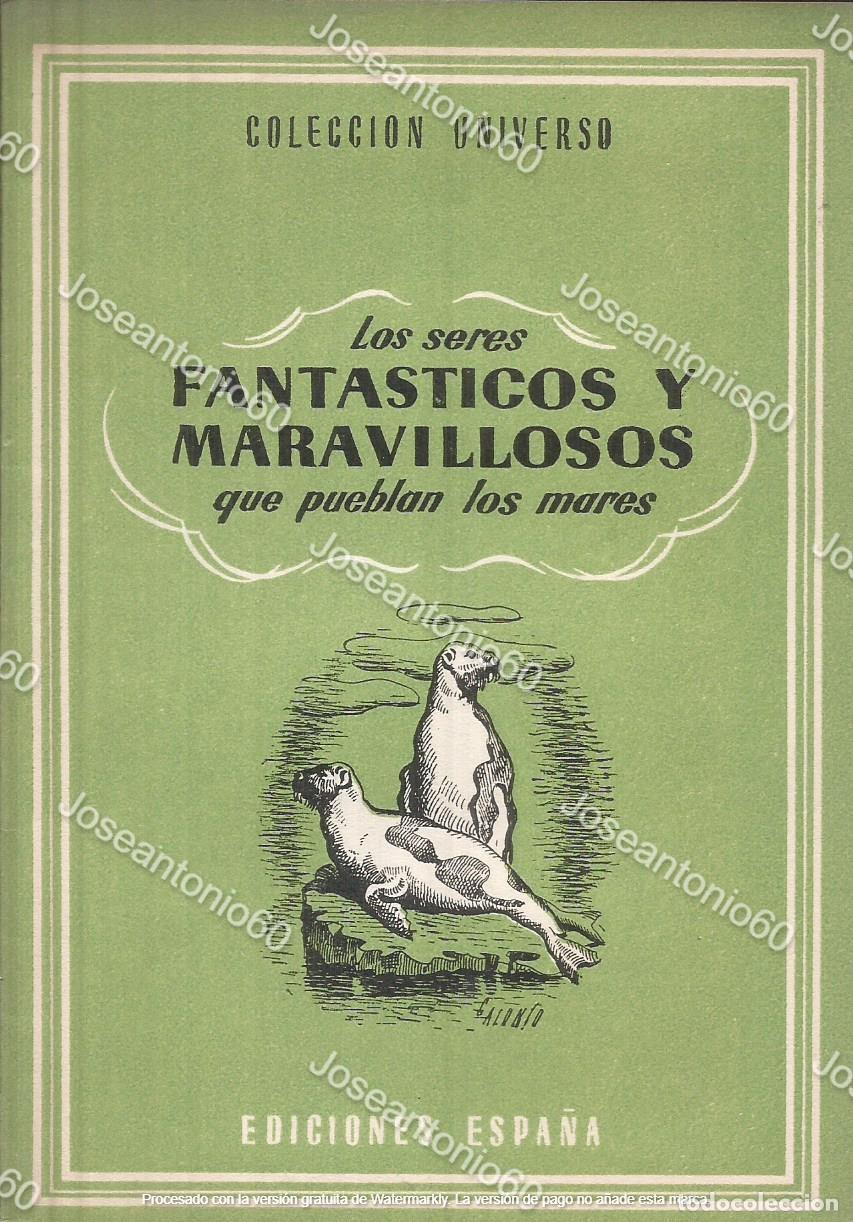 Gebrauchte B&uuml;cher: Librillo Los seres fantasticos y maravillosos que pueblan los mares. Colecci&oacute;n Universo