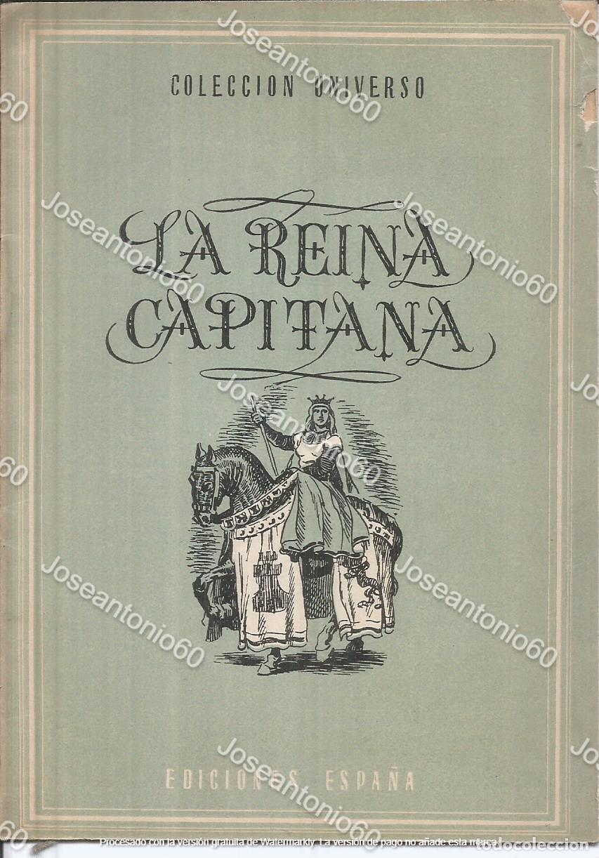Second hand books: Librillo La rreina capitana. Colecci&oacute;n Universo