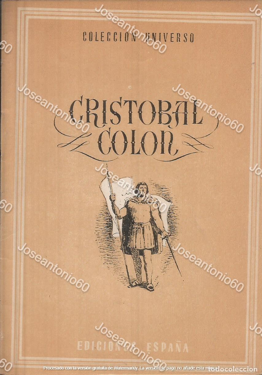 Second hand books: Librillo Cristobal Colon. Colecci&oacute;n Universo