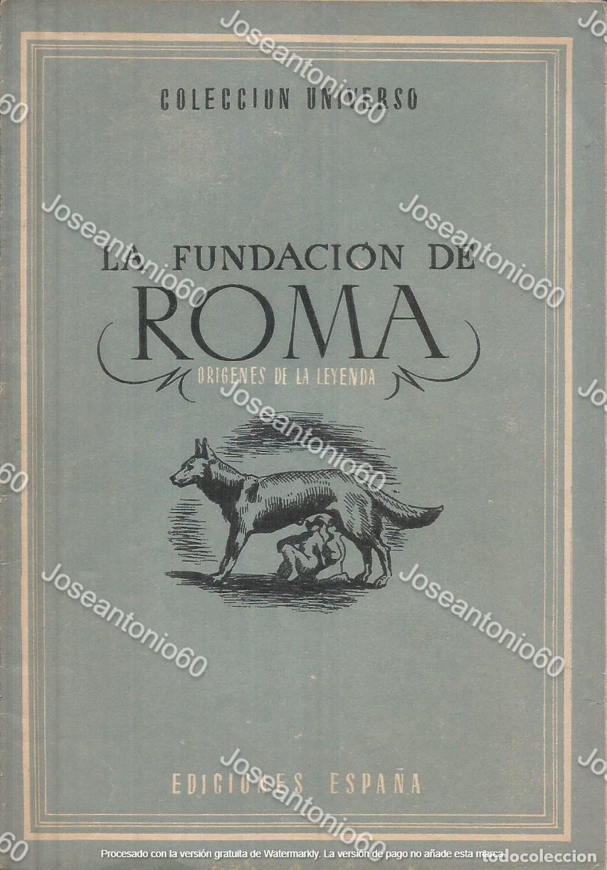 Second hand books: Librillo La fundacion de Roma. Colecci&oacute;n Universo
