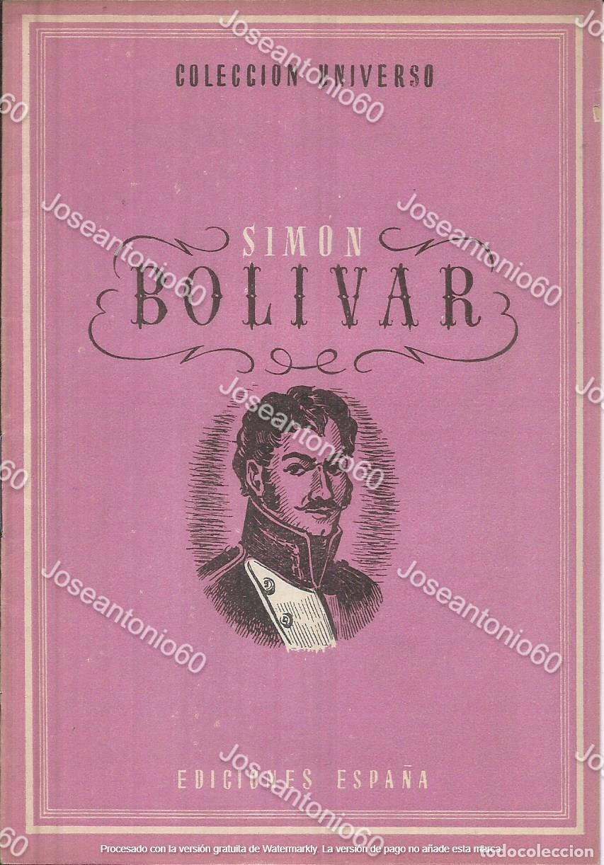 Second hand books: Librillo Bolivar. Colecci&oacute;n Universo
