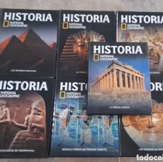 Libros de segunda mano: LOTE 7 LIBROS HISTORIA NATIONAL GEOGRAPHIC. VOL. 1,2,3,4,6,6,7, .