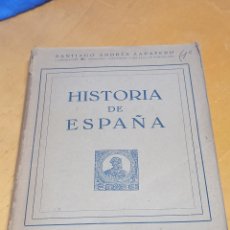 Libros de segunda mano: NOCIONES DE HISTORIA DE ESPAÑA. SANTIAGO ANDRES ZAPATERO. AÑO 1953.