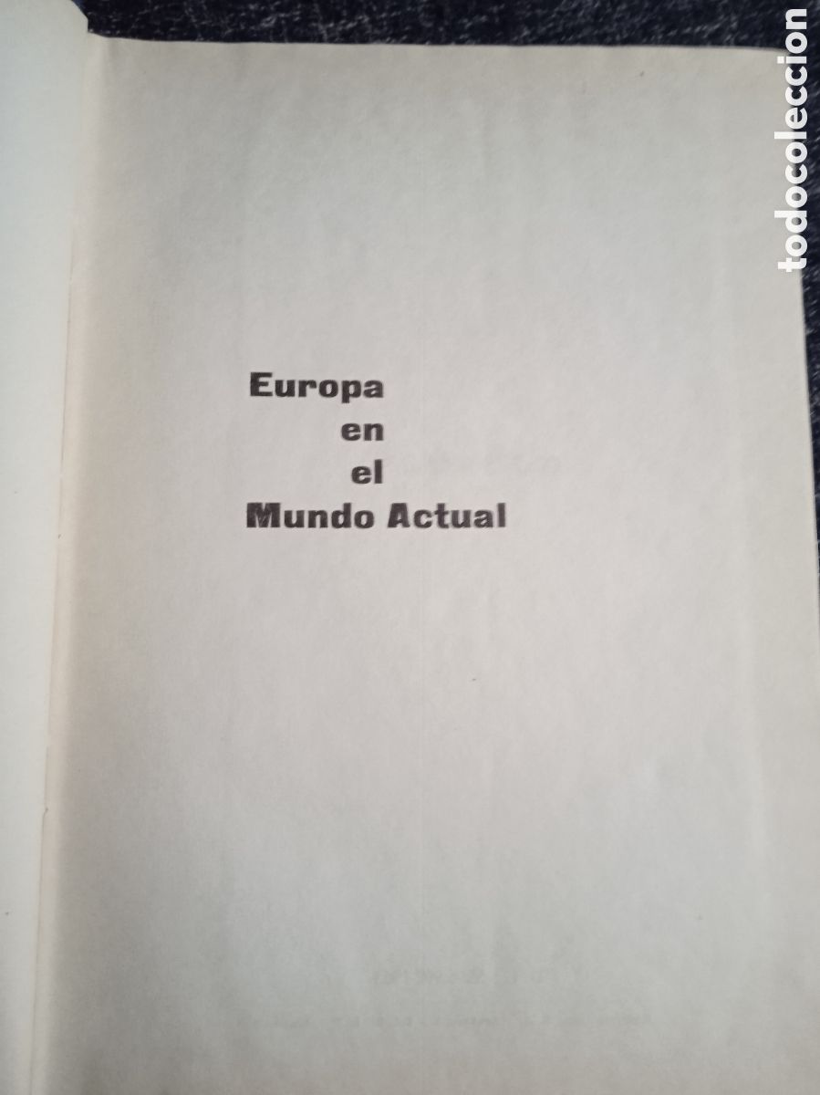 Libri di seconda mano: EUROPA EN EL MUNDO ACTUAL, -ED. DELEGACION NACIONAL DEL ORGANIZACIONES DEL MOVIMIENTO