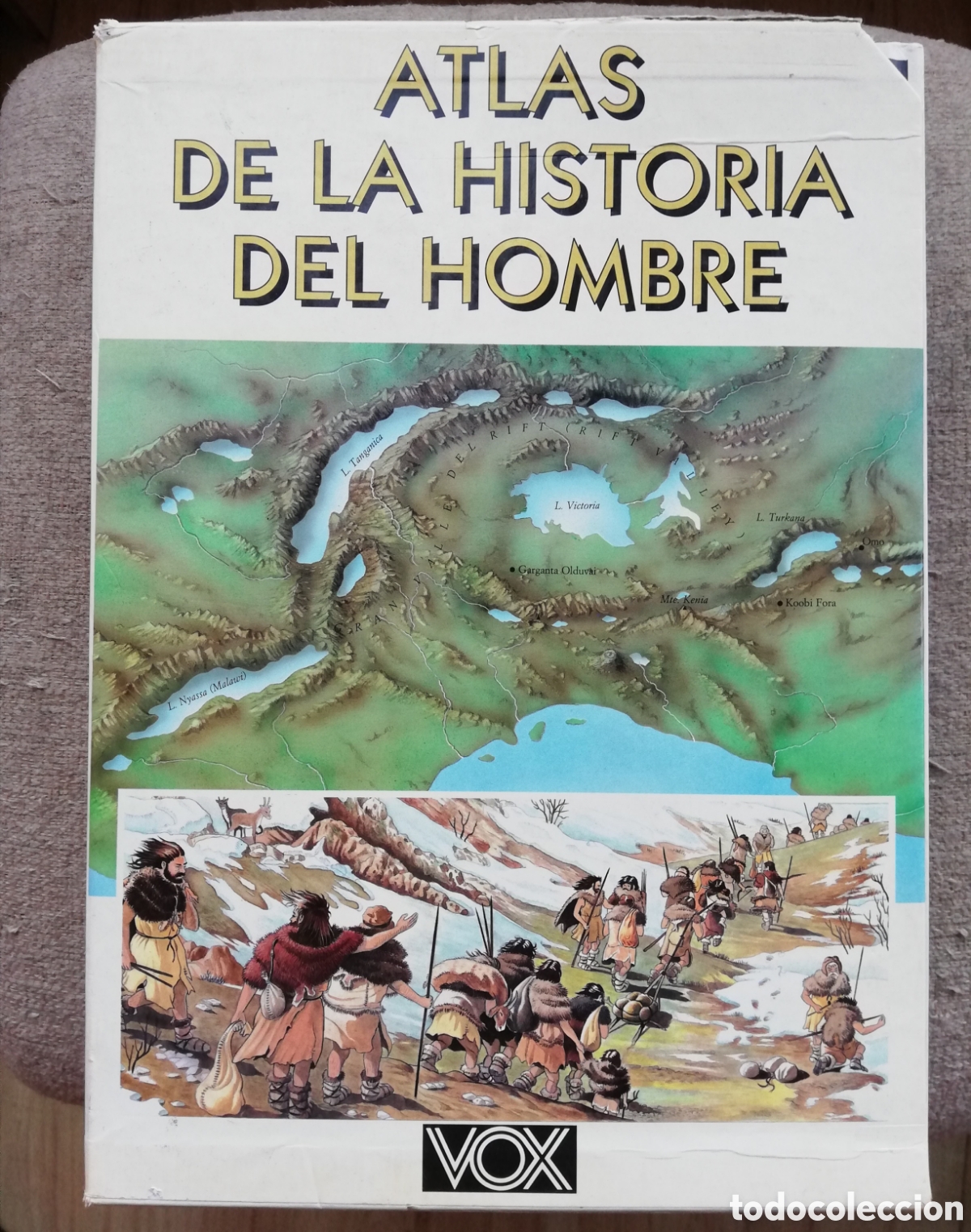 Libros de segunda mano: Atlas de la historia del hombre. 6 tomos con estuche