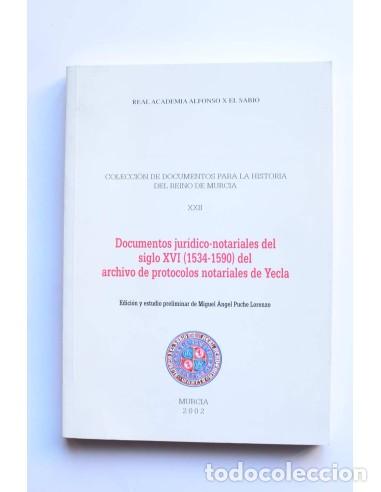 Gebrauchte B&uuml;cher: Documentos jur&iacute;dico-notariales del siglo XVI (1534 - 1590) del archivo de protocolos notariales de Y